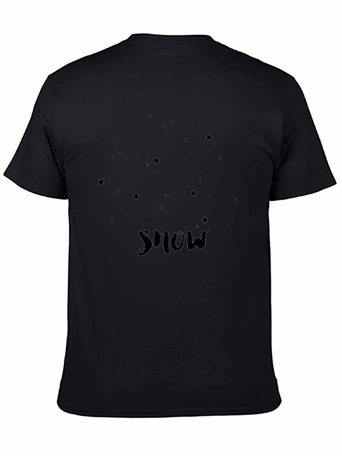 Black Snow T-Shirt | Mens Short Sleeve Tee