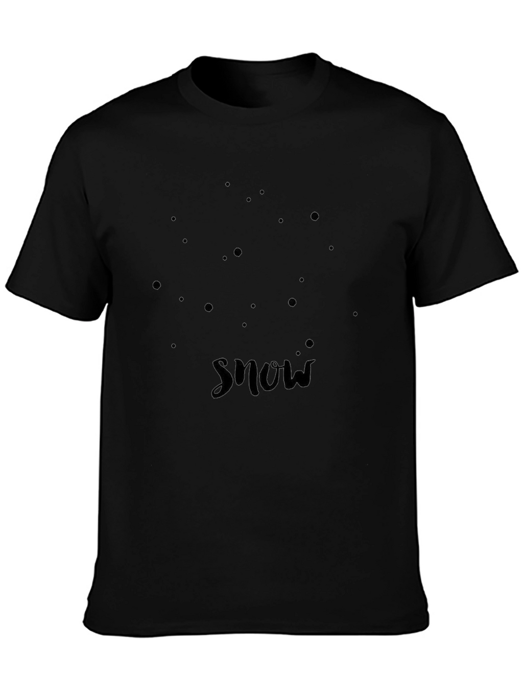 Black Snow T-Shirt | Mens Short Sleeve Tee