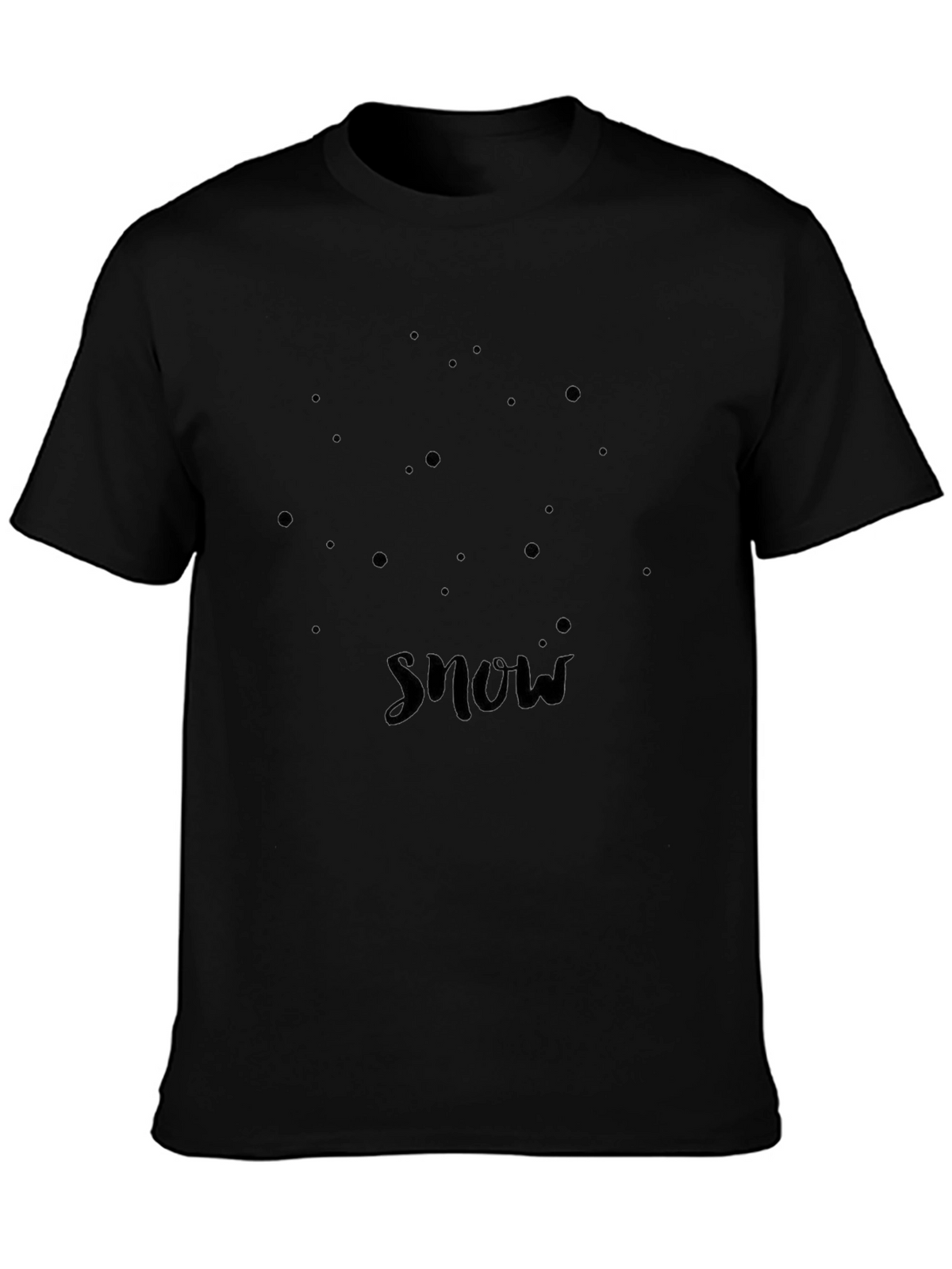 Black Snow T-Shirt | Mens Short Sleeve Tee