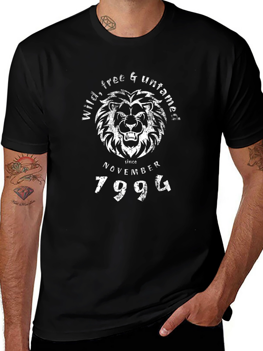 Wild Free & Untamed Lion Tee - November 1994