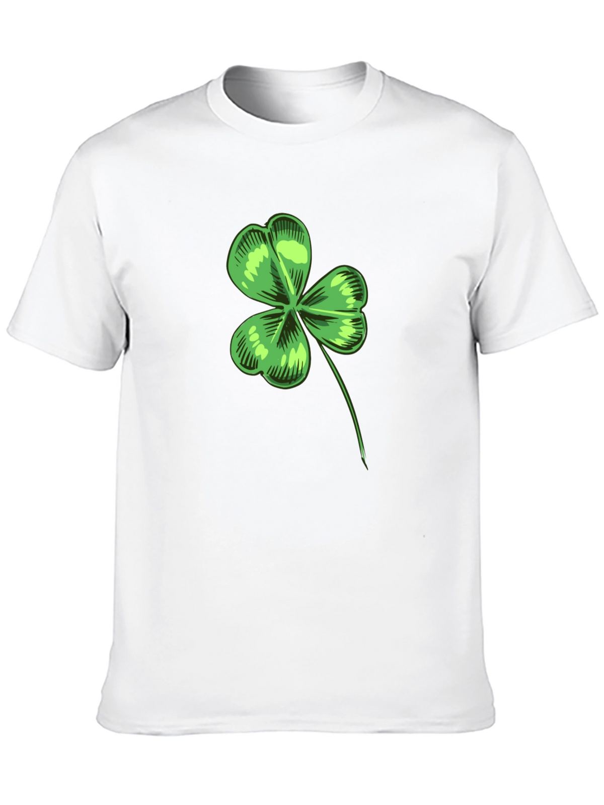 Lucky Green Shamrock Graphic Tee
