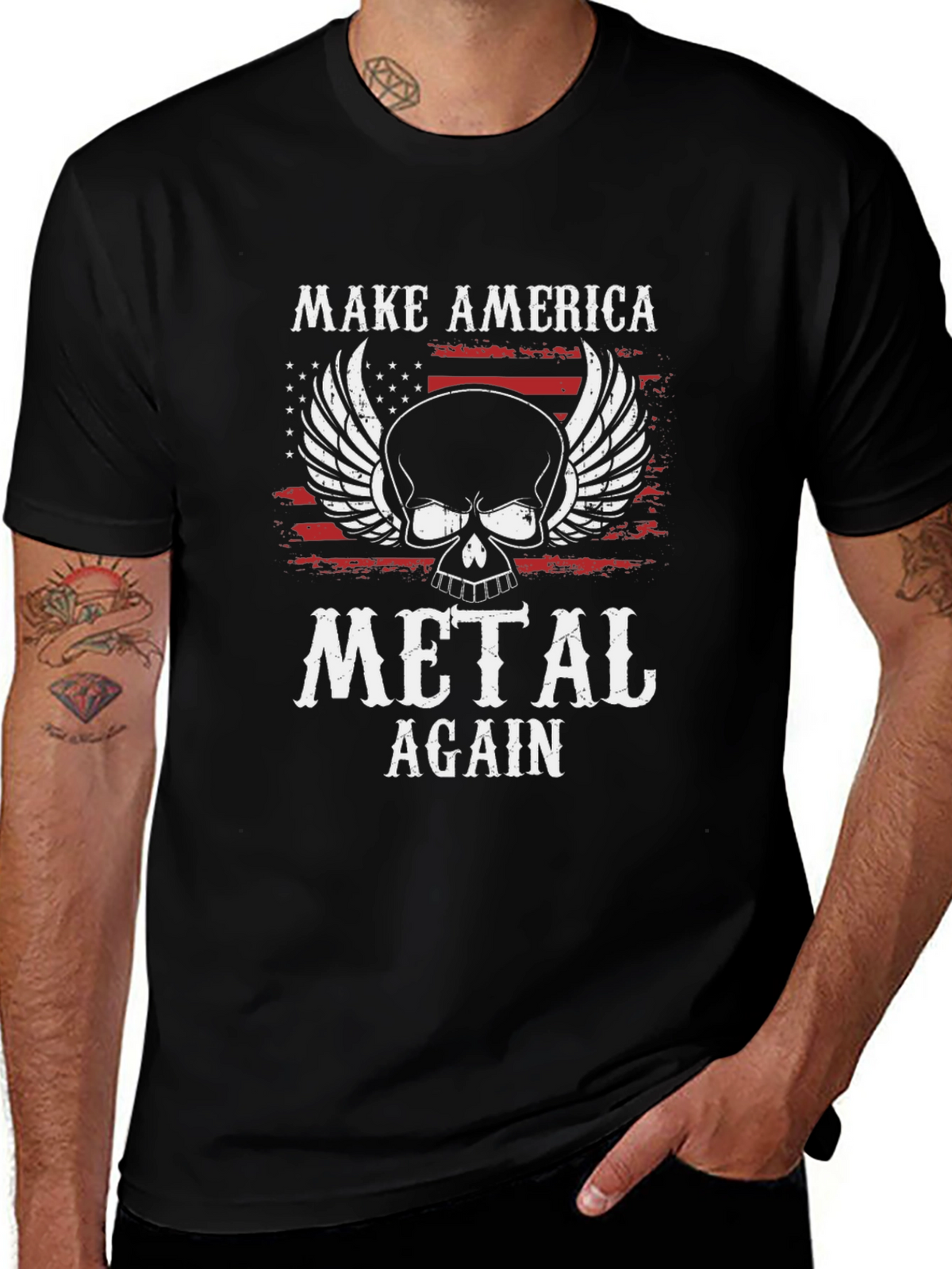 Make America Metal Again Graphic T-Shirt