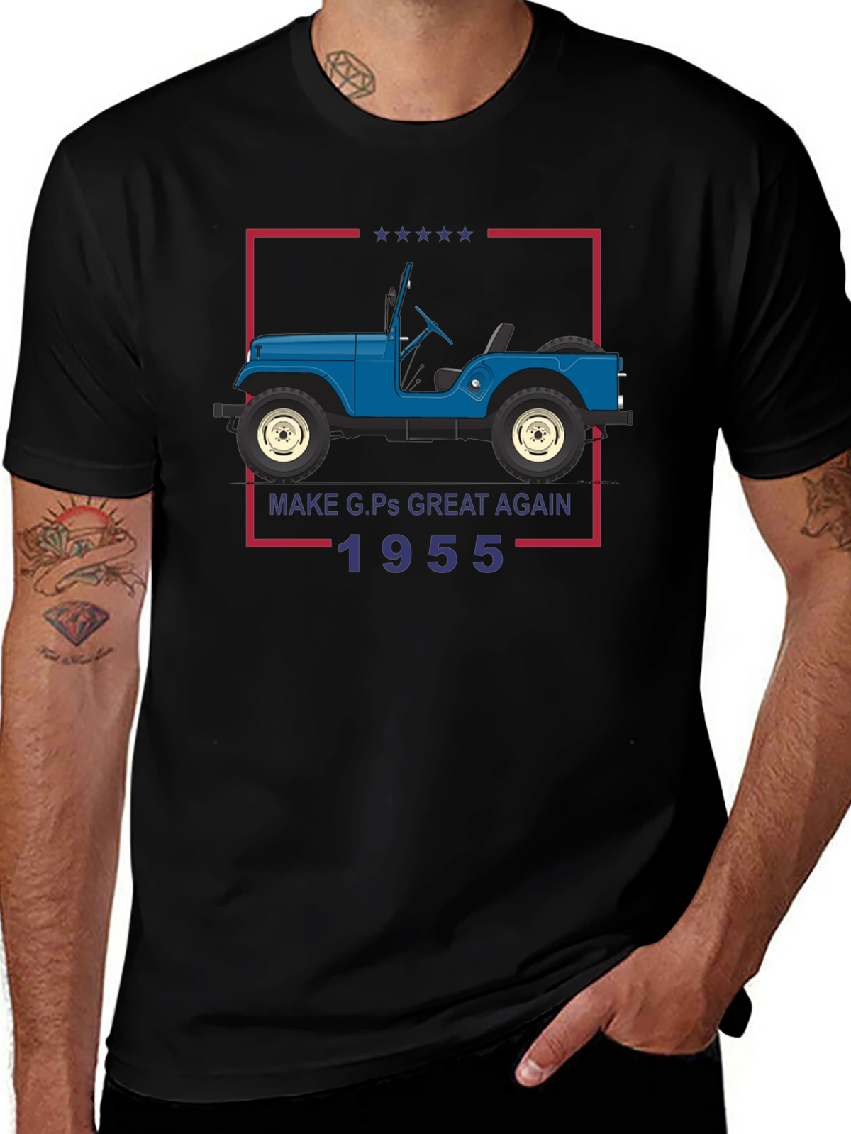 Make G.Ps Great Again - 1955 Jeep T-Shirt