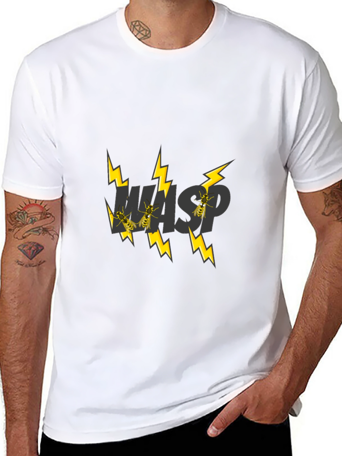 W.A.S.P. Band T-Shirt - Black Rock Tee