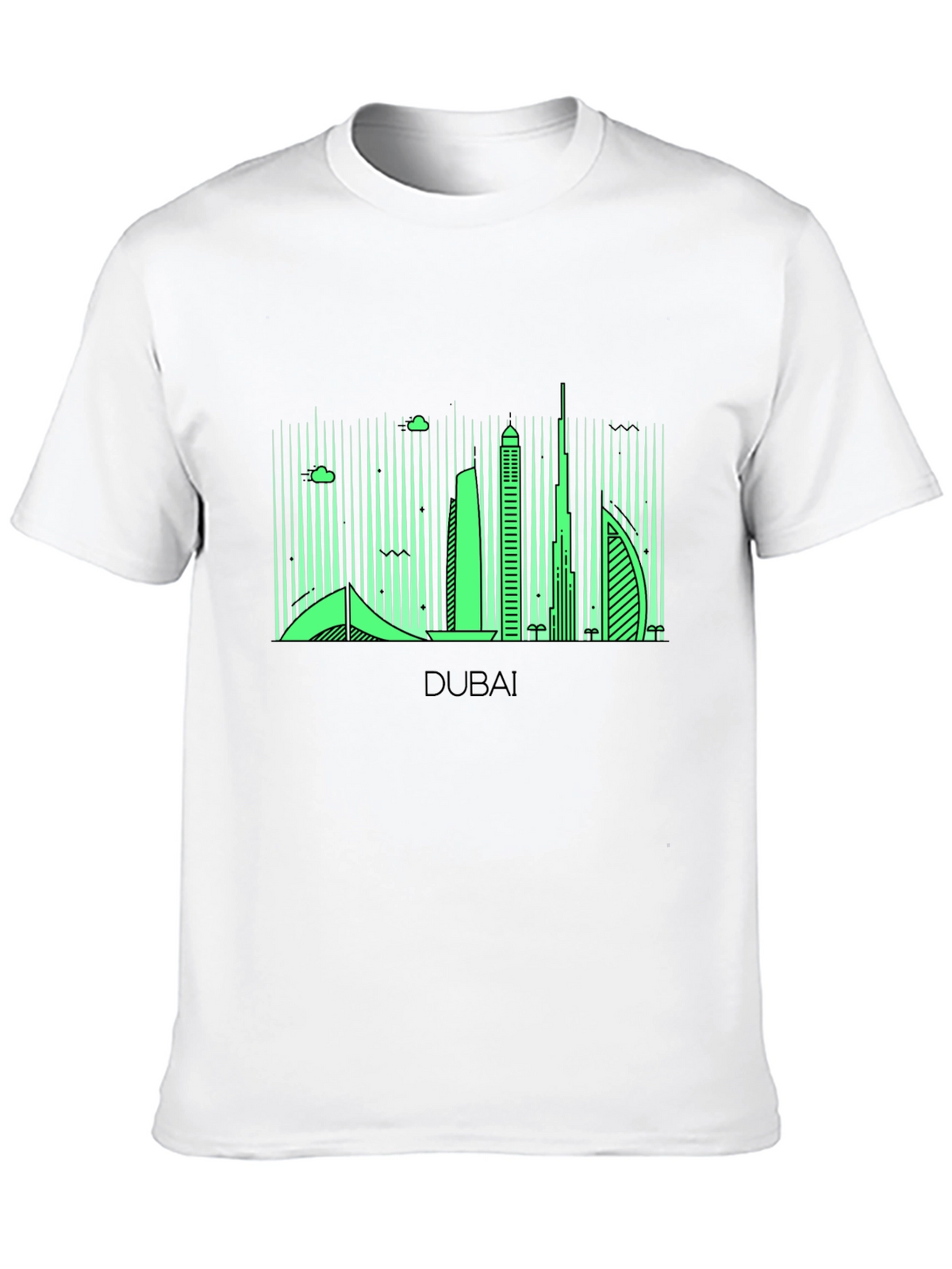 Dubai Skyline Graphic T-Shirt