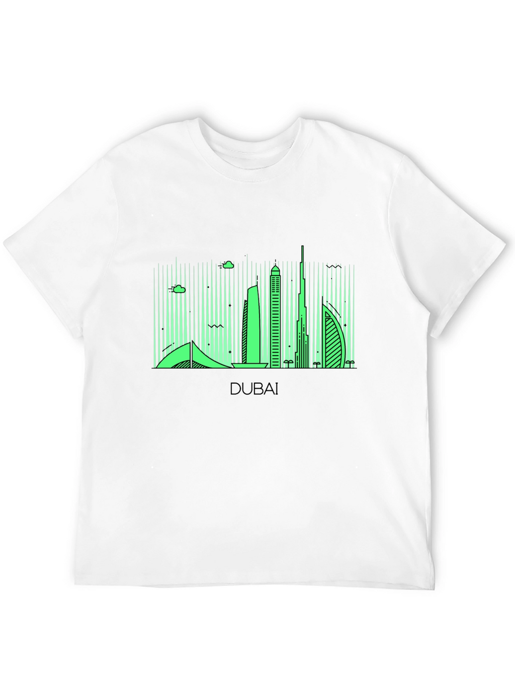 Dubai Skyline Graphic T-Shirt