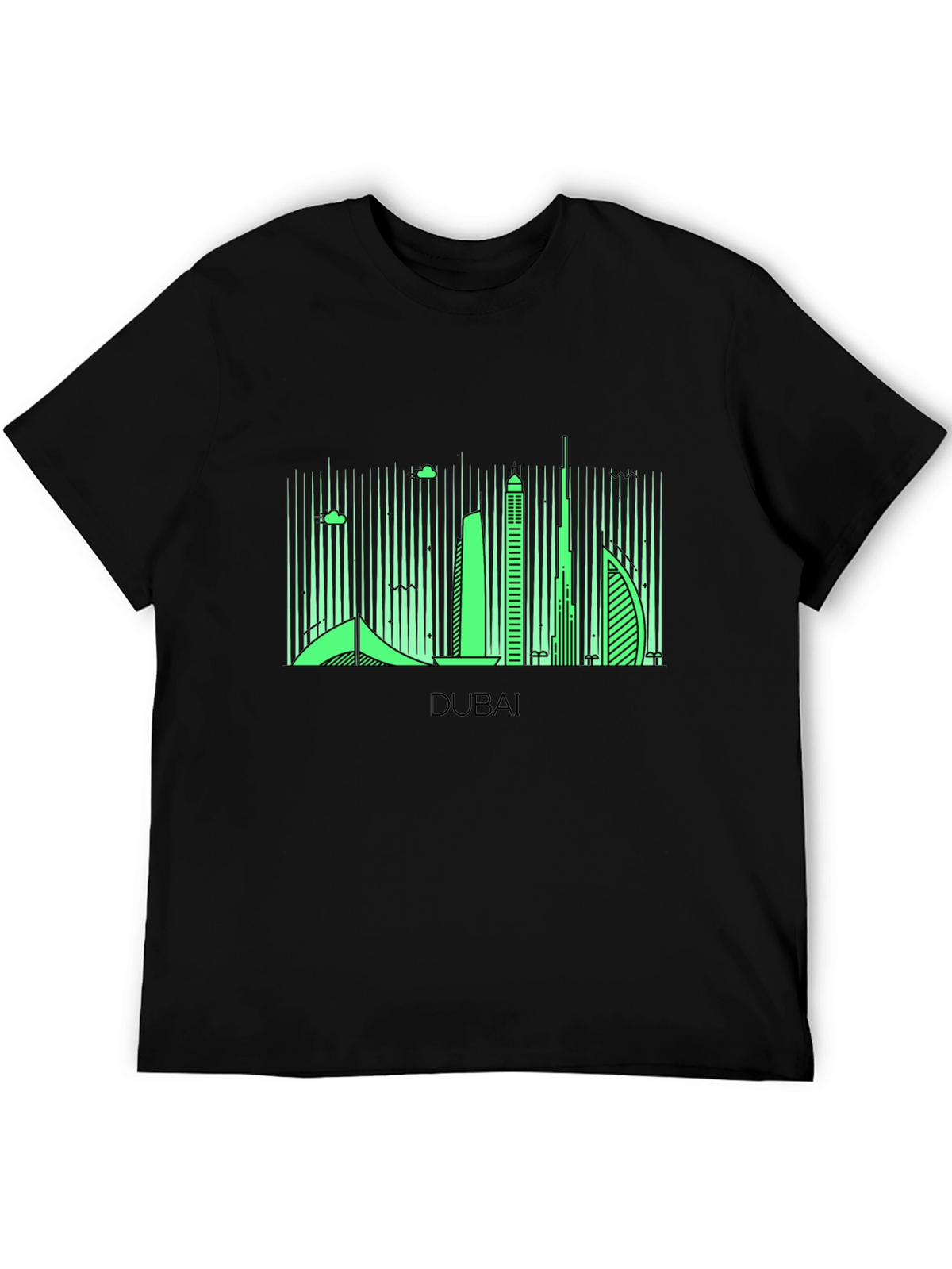 Dubai Skyline Graphic T-Shirt