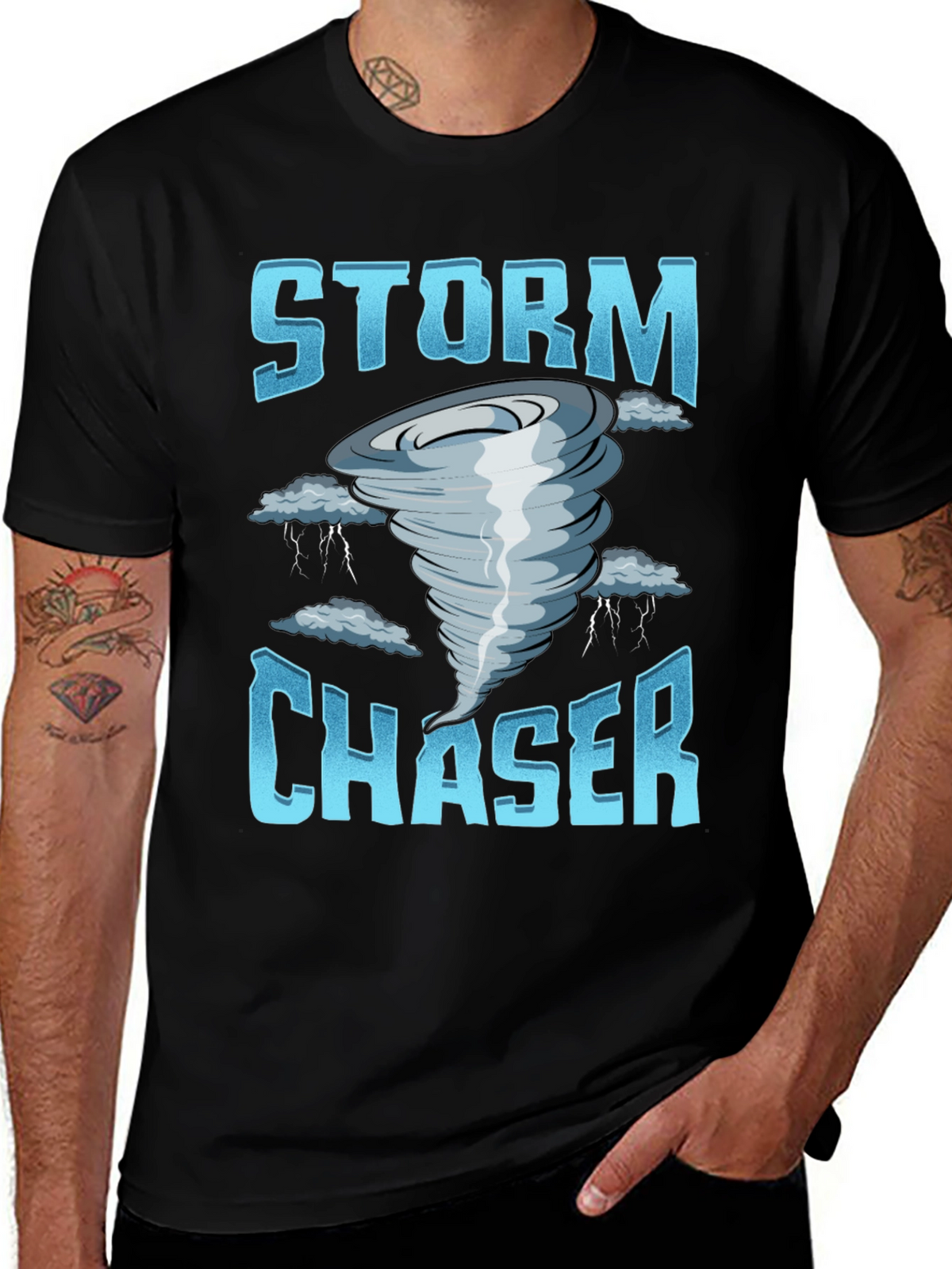 Storm Chaser Graphic T-Shirt - Weather Enthusiast Tee