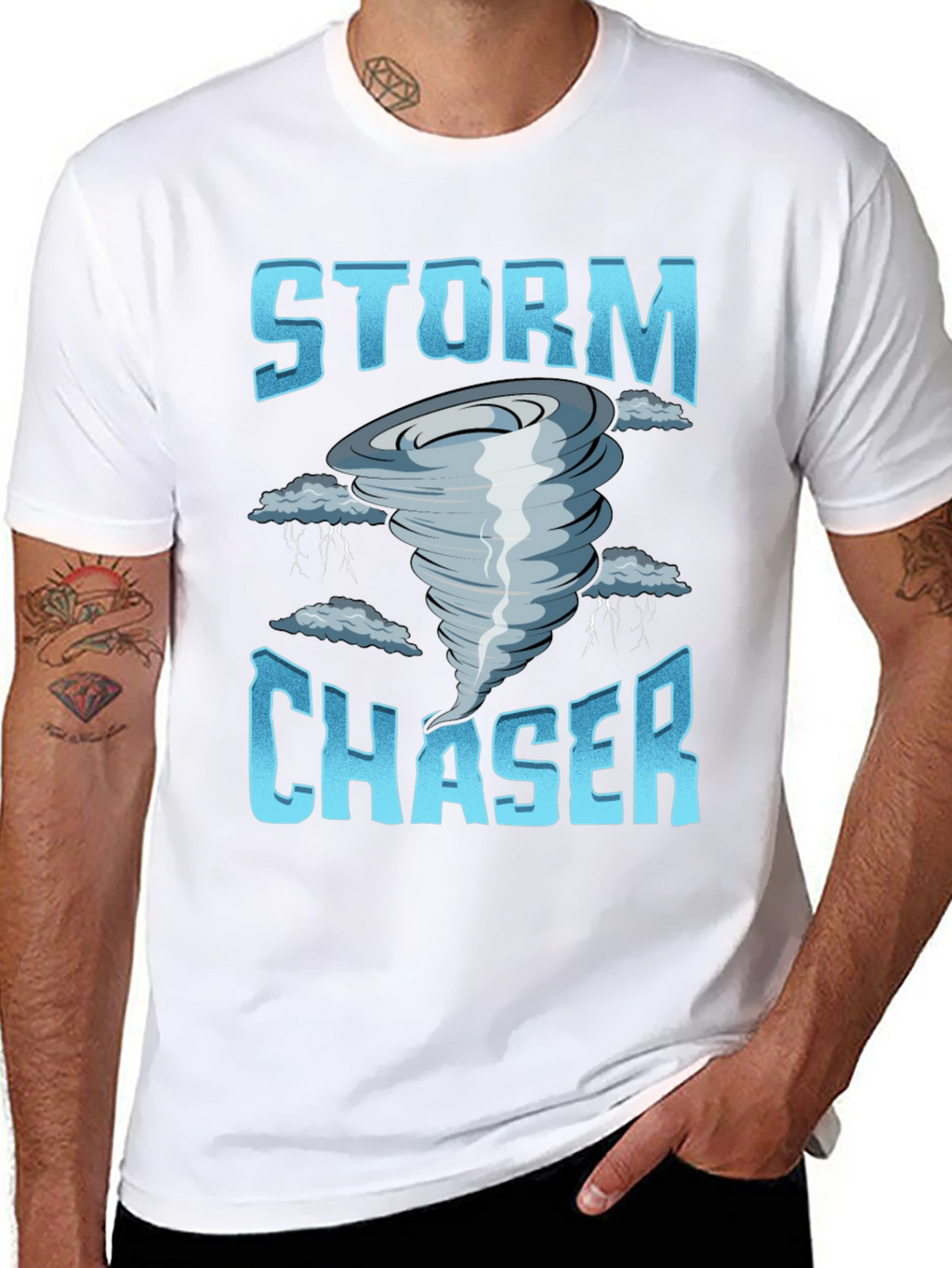 Storm Chaser Graphic T-Shirt - Weather Enthusiast Tee