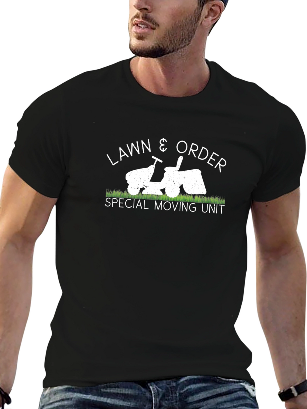 Lawn & Order Funny Graphic T-Shirt