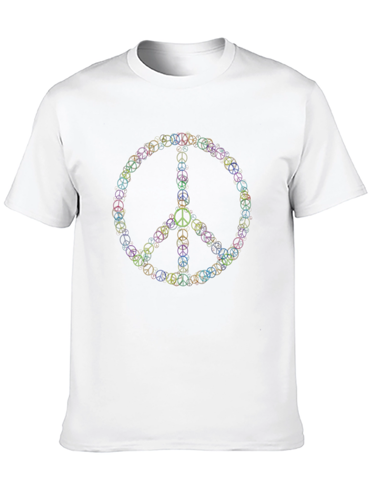 Peace Sign Graphic Tee - Black