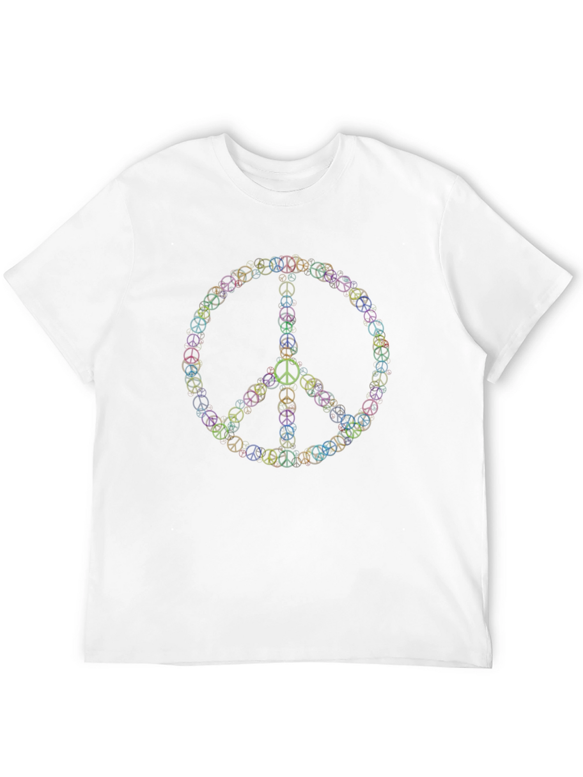 Peace Sign Graphic Tee - Black