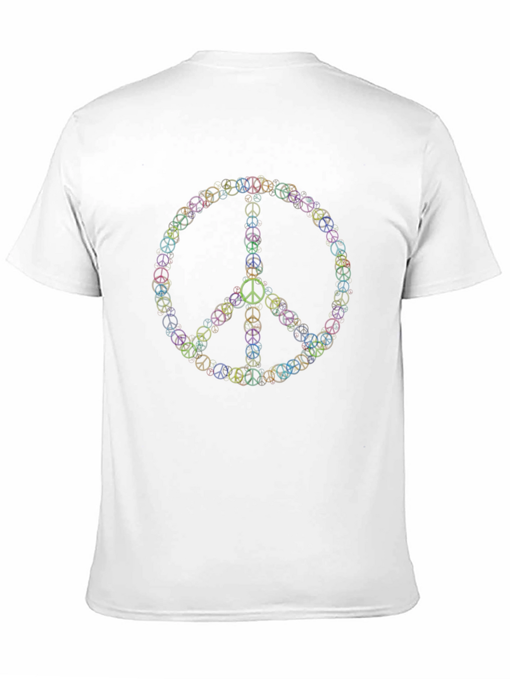 Peace Sign Graphic Tee - Black