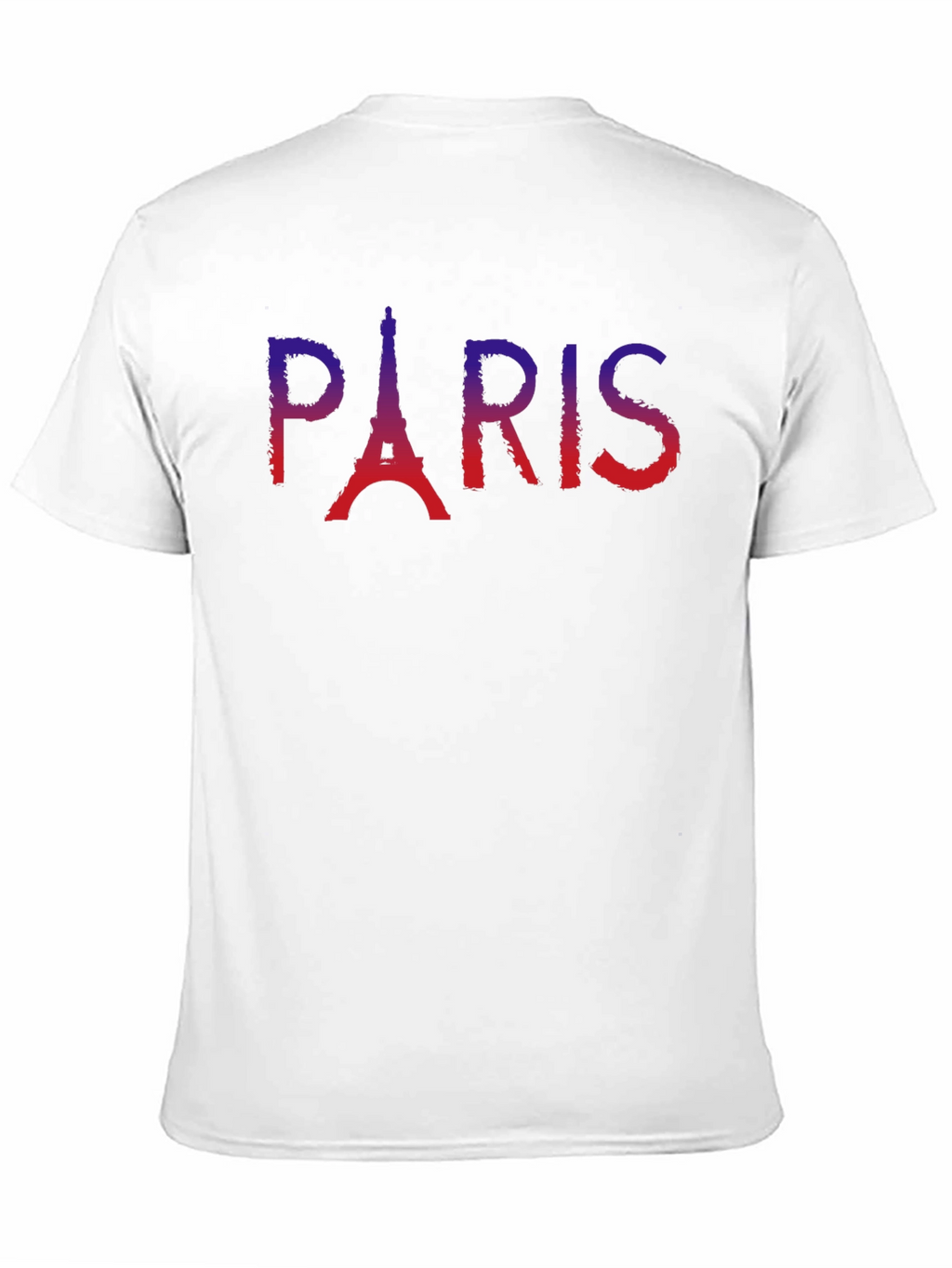 Paris Eiffel Tower Graphic Tee - Soft Black T-Shirt