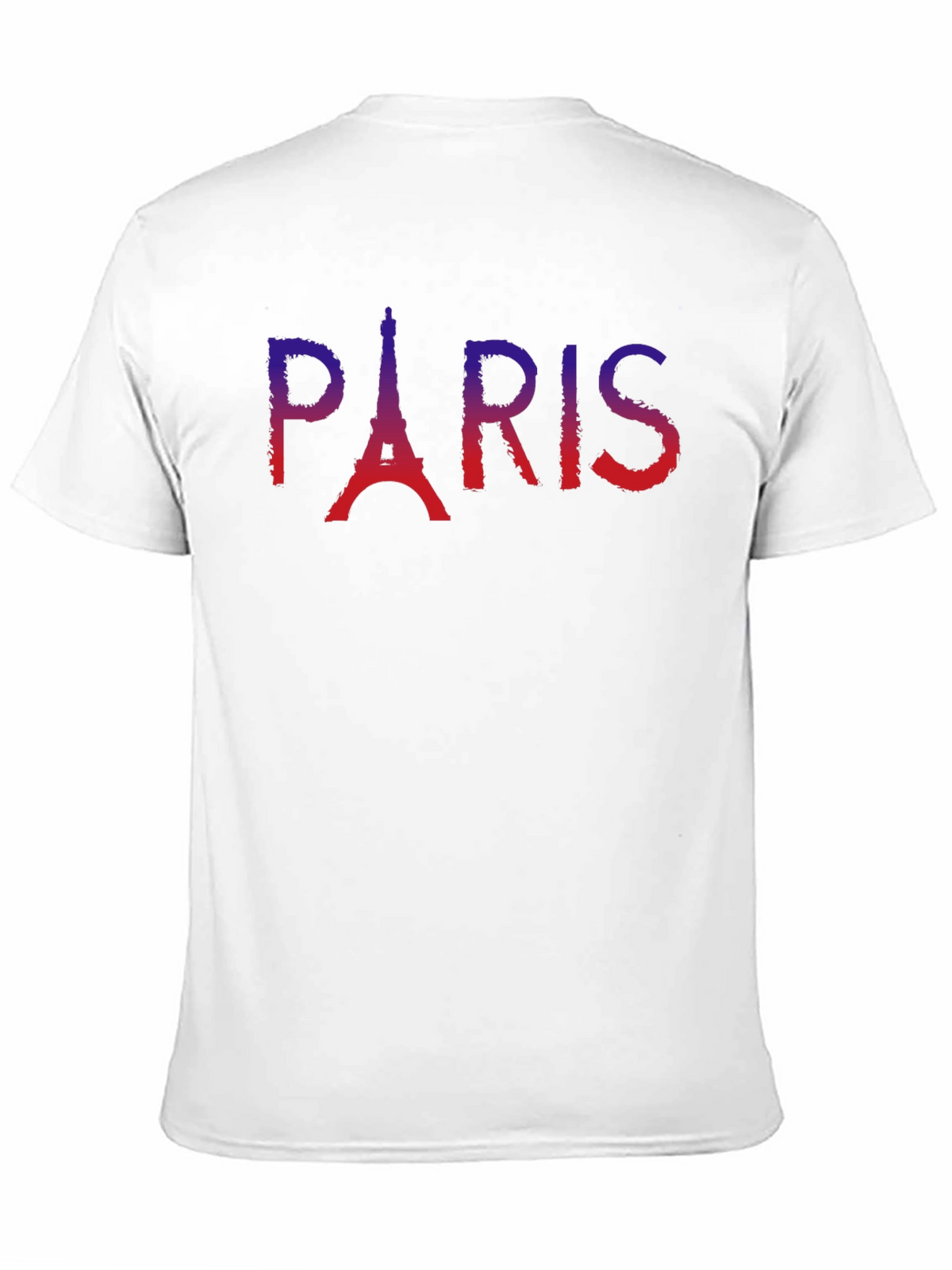 Paris Eiffel Tower Graphic Tee - Soft Black T-Shirt