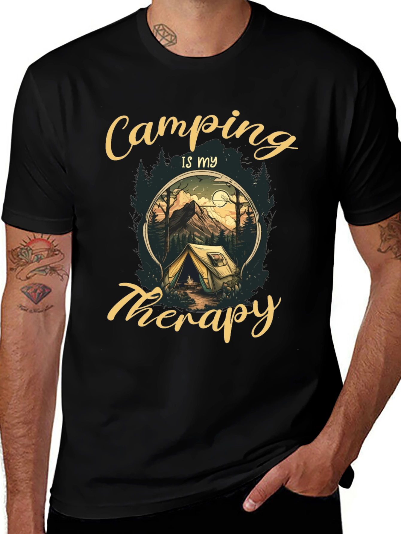 Camping is My Therapy T-Shirt