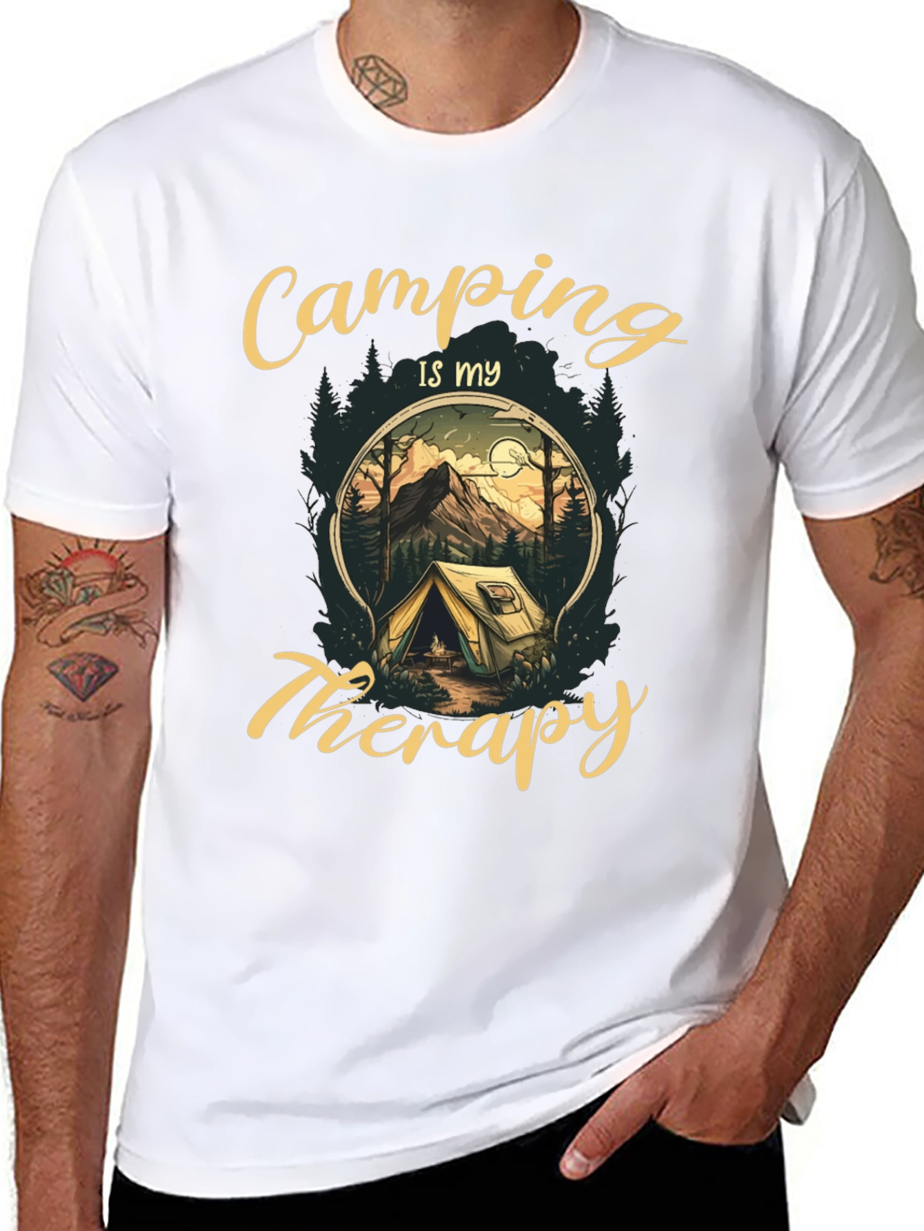 Camping is My Therapy T-Shirt