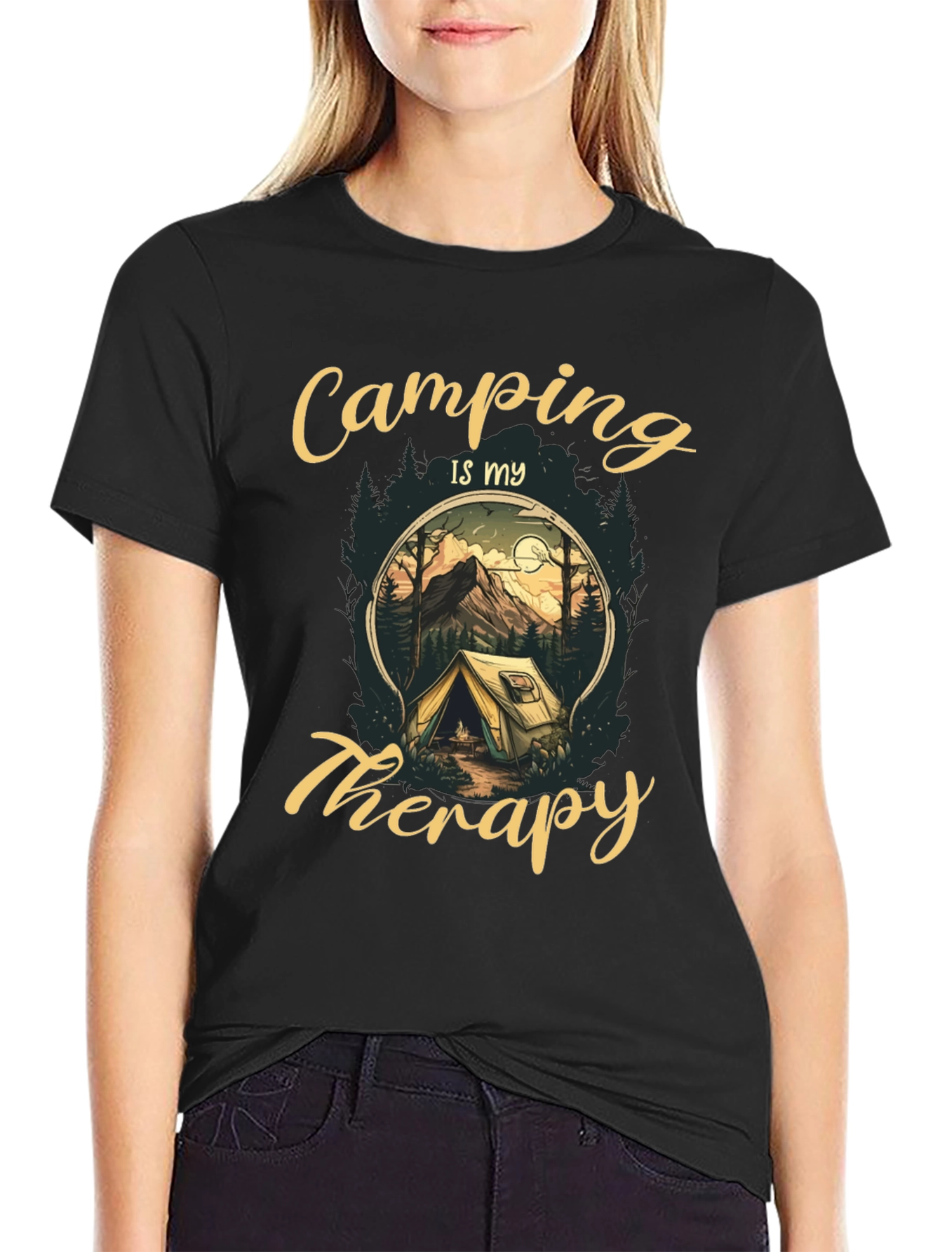 Camping is My Therapy T-Shirt