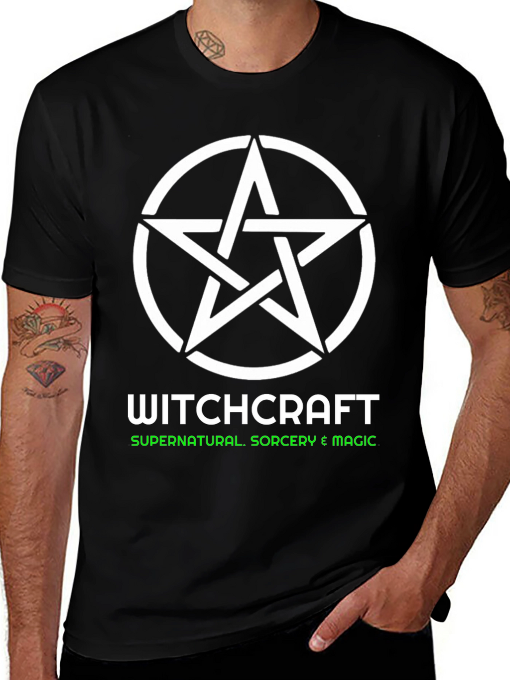 Witchcraft Graphic Tee - Supernatural Sorcery Magic Shirt