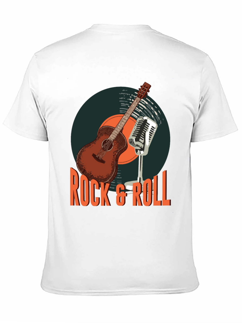 Rock & Roll Guitar Graphic T-Shirt