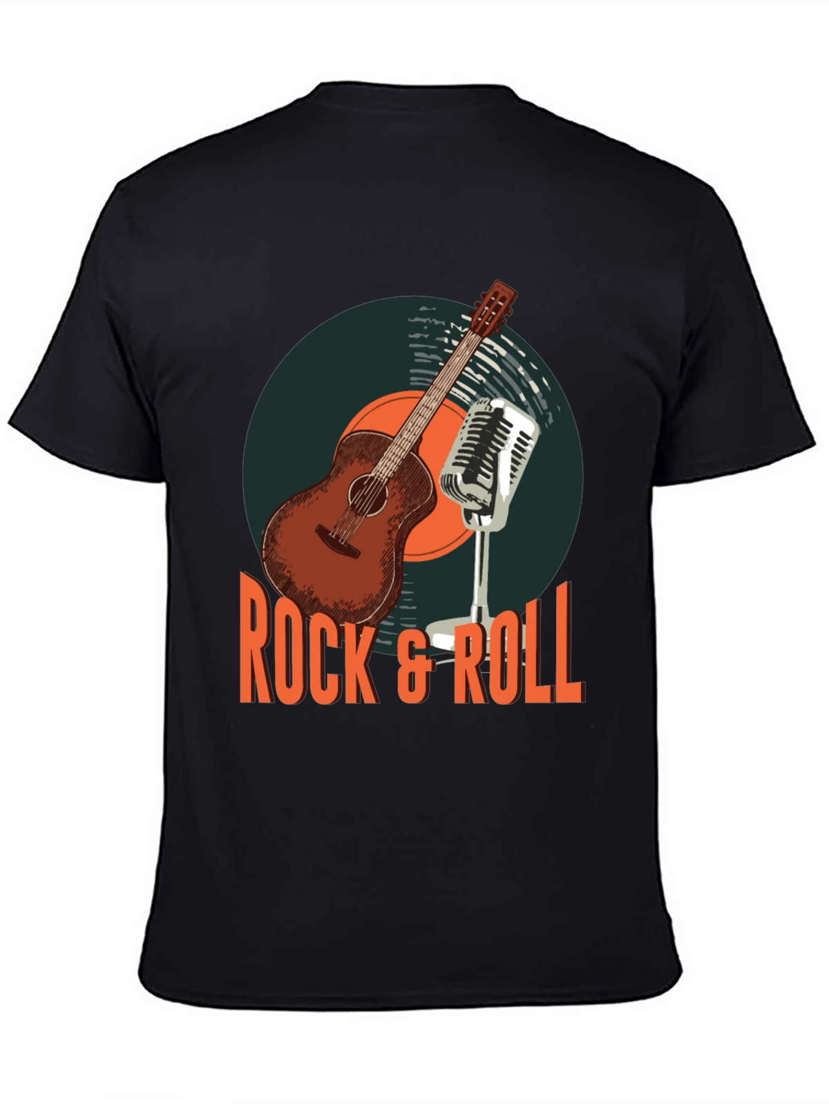 Rock & Roll Guitar Graphic T-Shirt