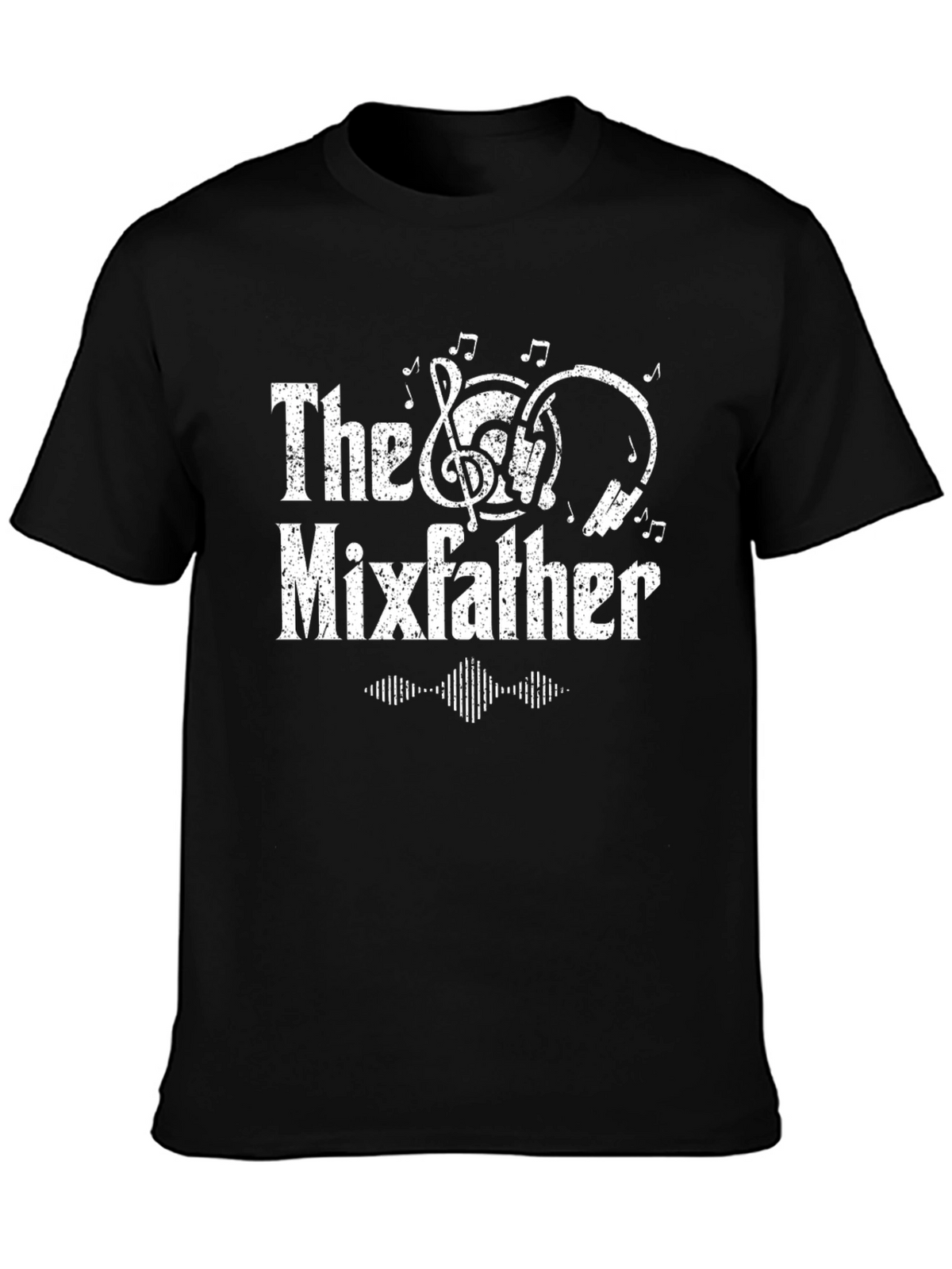 The Mixfather Black Graphic T-Shirt