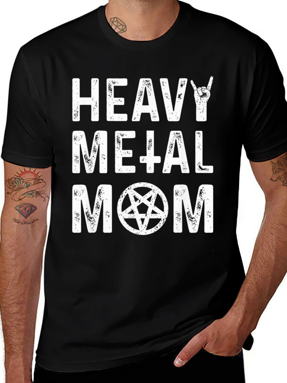 Heavy Metal Mom T-Shirt - Rocker Graphic Tee