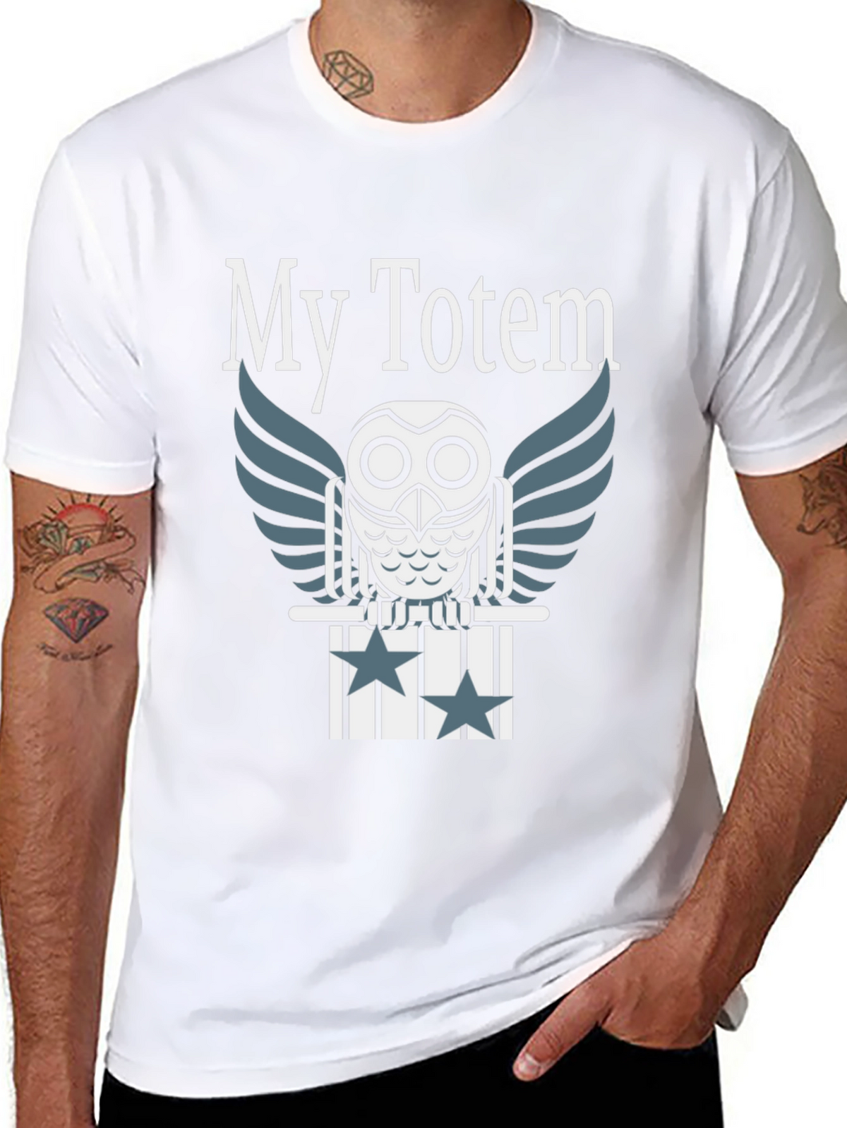 My Totem Owl Graphic Tee - Unique Design