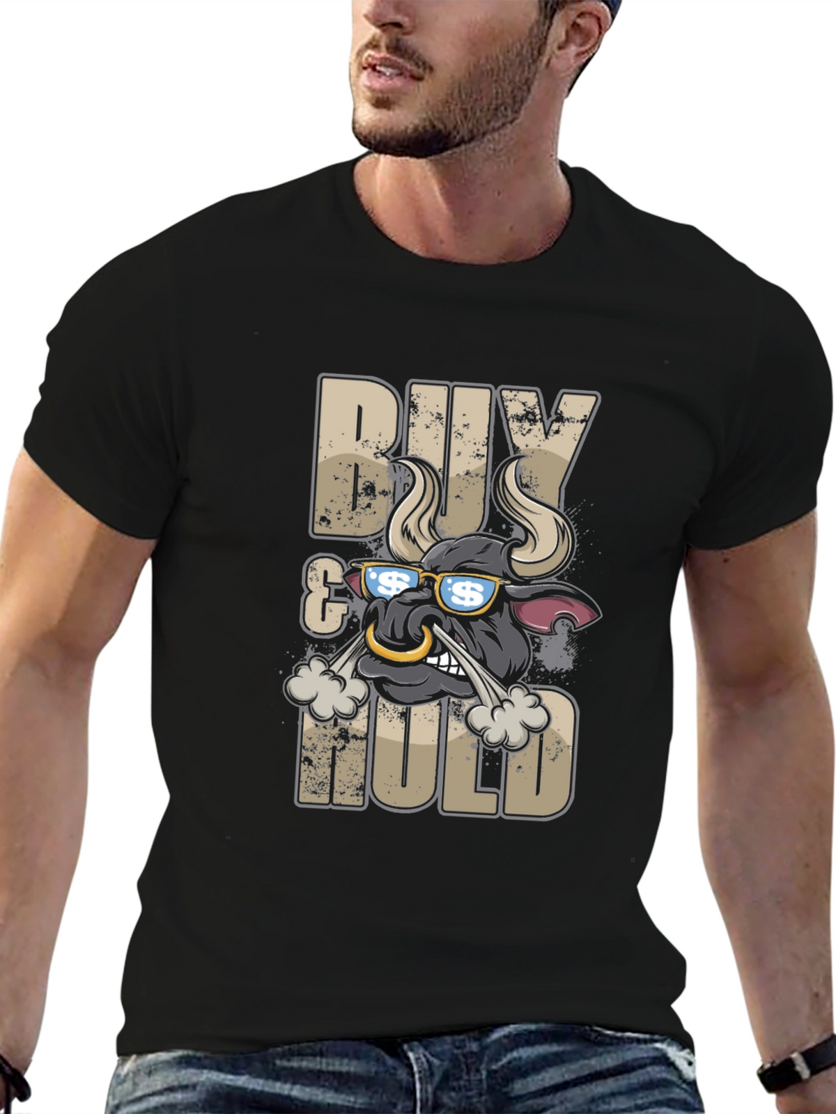 Buy & Hold Bull Graphic Tee
