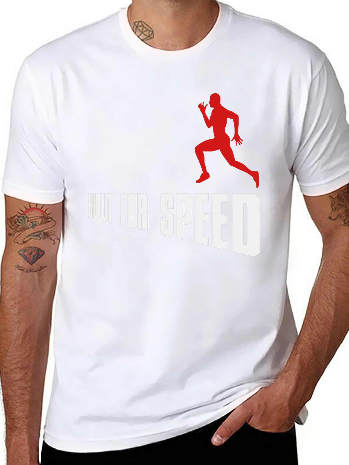 Built for Speed Black Graphic Tee