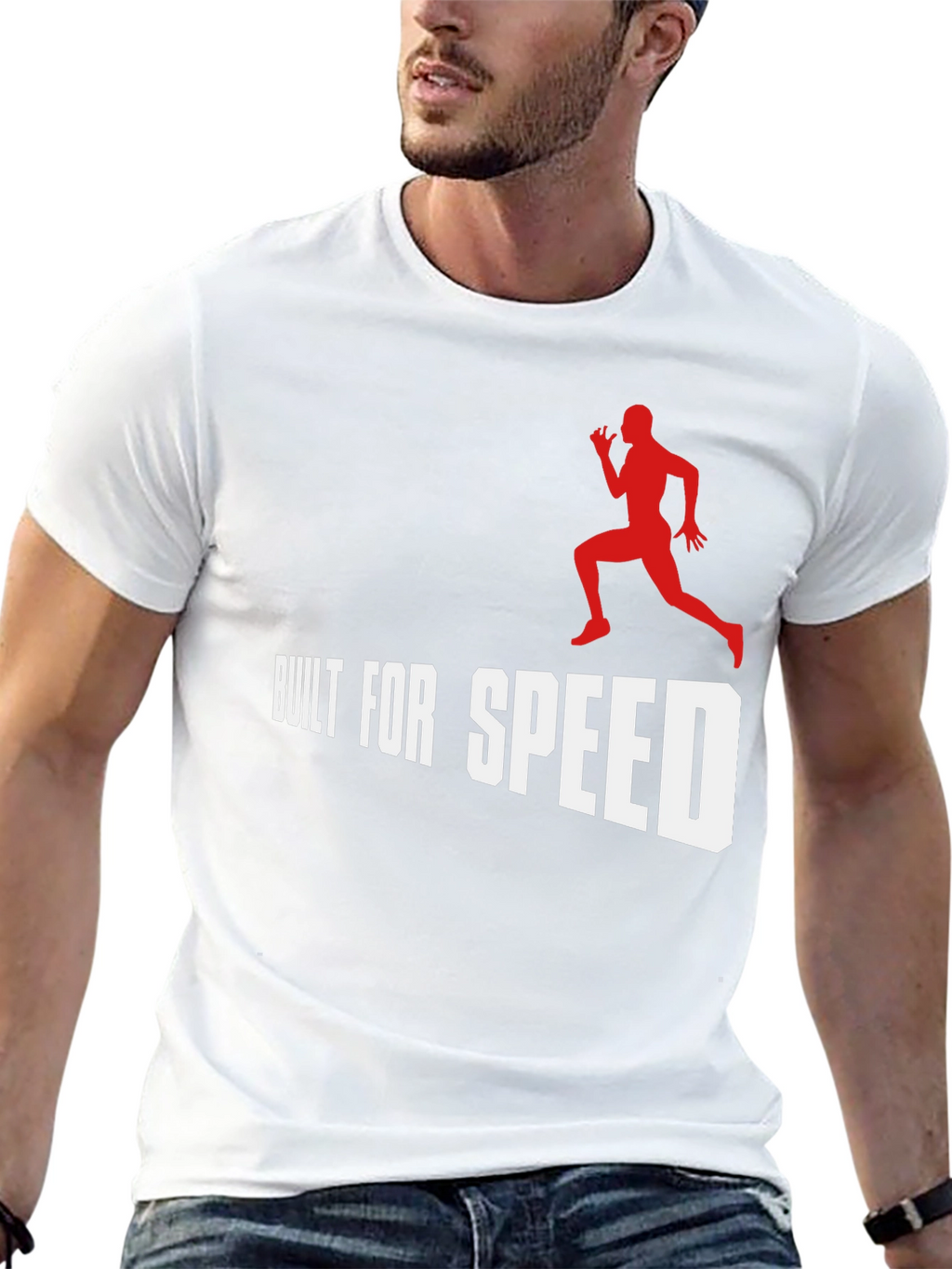 Built for Speed Black Graphic Tee