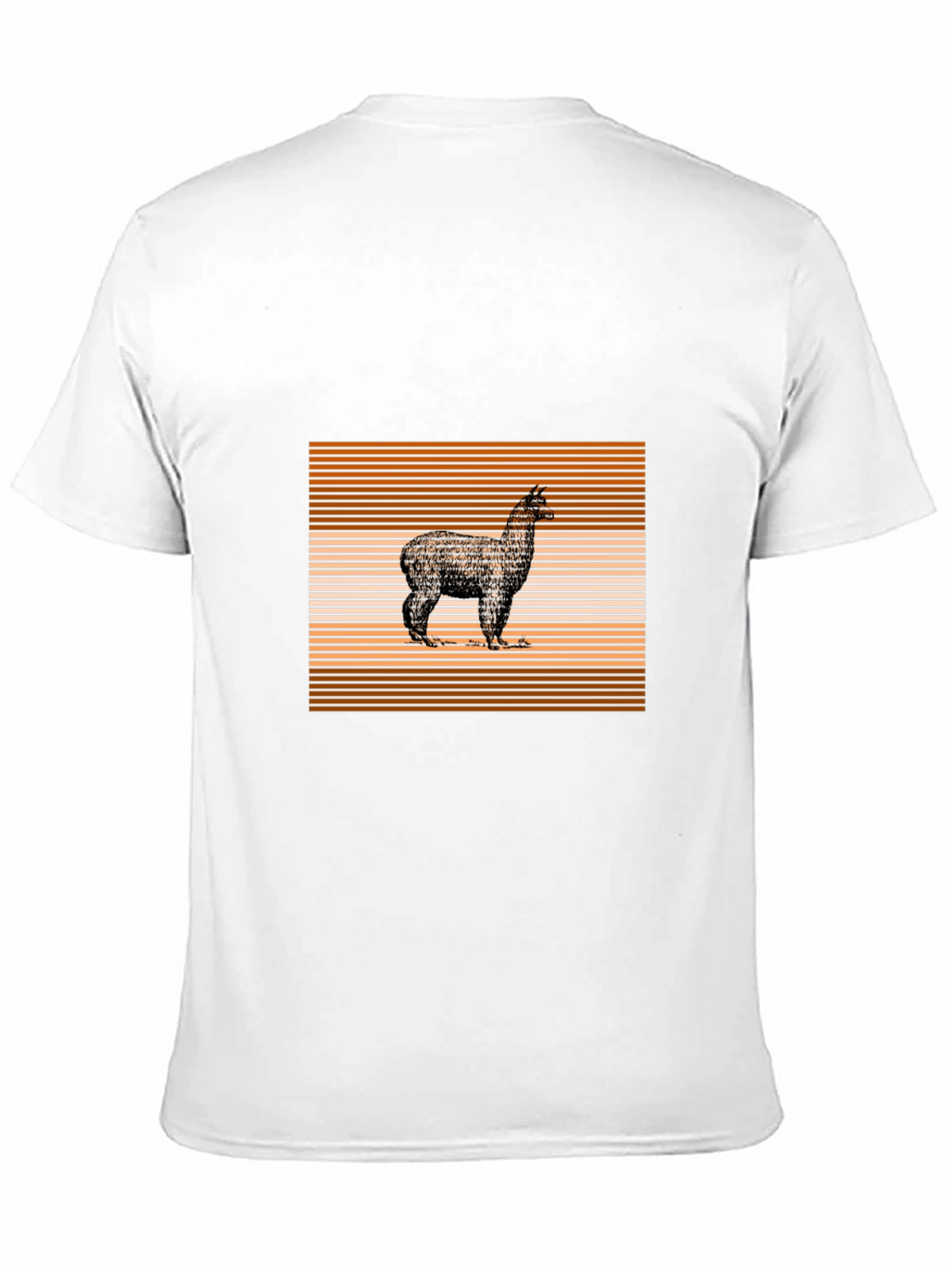 Alpaca Graphic Tee - Stylish Mens Black T-Shirt