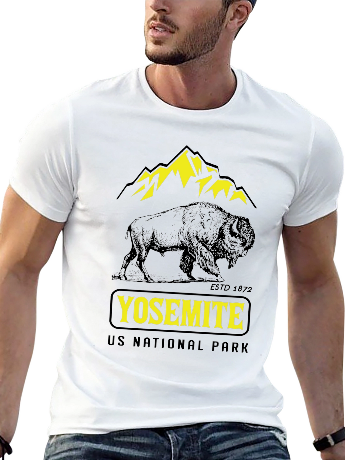 Yosemite US National Park Graphic T-Shirt