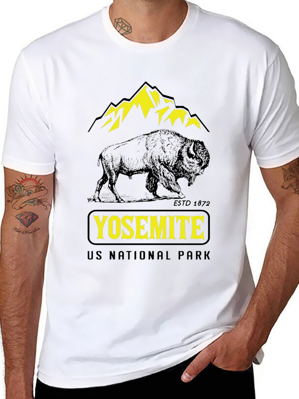 Yosemite US National Park Graphic T-Shirt