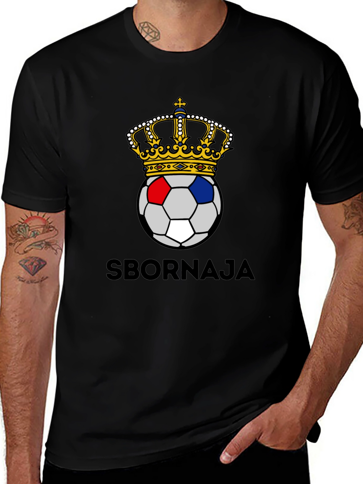 Sbornaja Soccer Crown Graphic T-Shirt