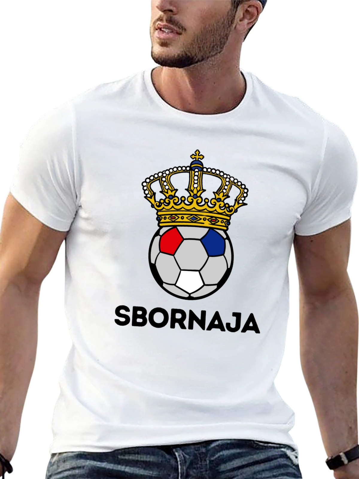 Sbornaja Soccer Crown Graphic T-Shirt