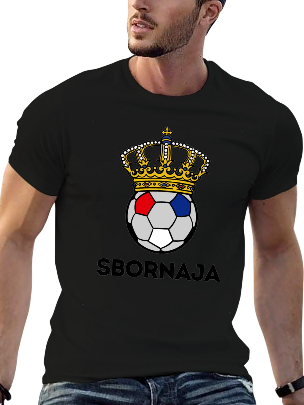 Sbornaja Soccer Crown Graphic T-Shirt
