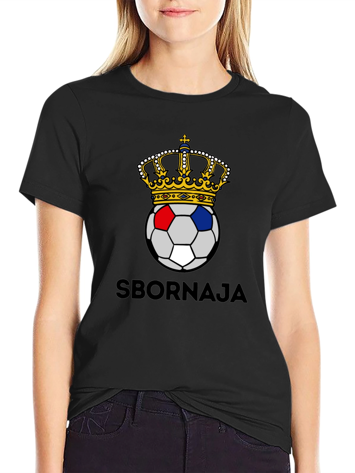 Sbornaja Soccer Crown Graphic T-Shirt