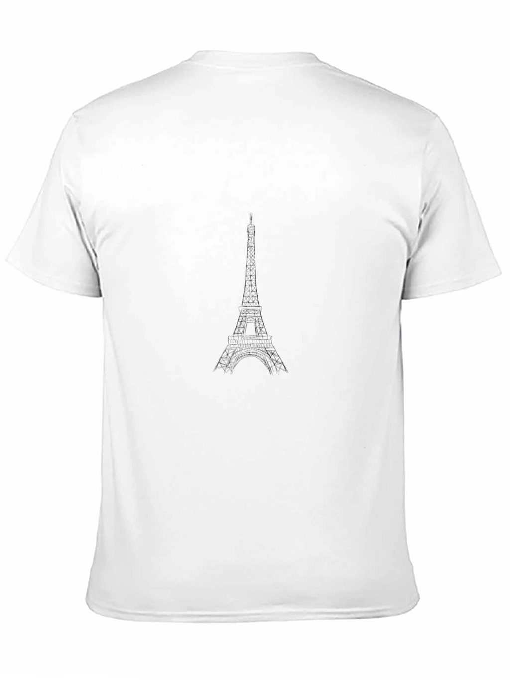 Eiffel Tower Graphic Black T-Shirt