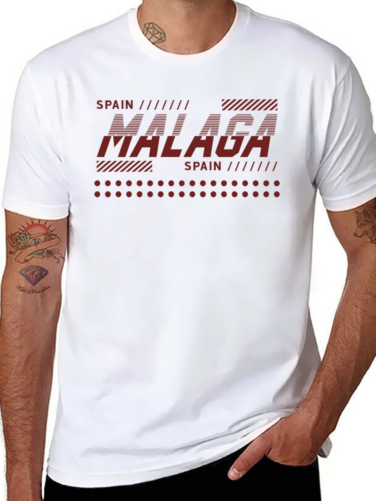 Malaga Spain Graphic T-Shirt - City Pride