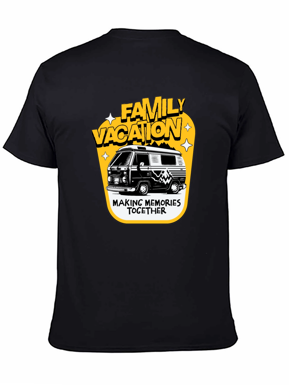Family Vacation Camper Van Graphic Tee