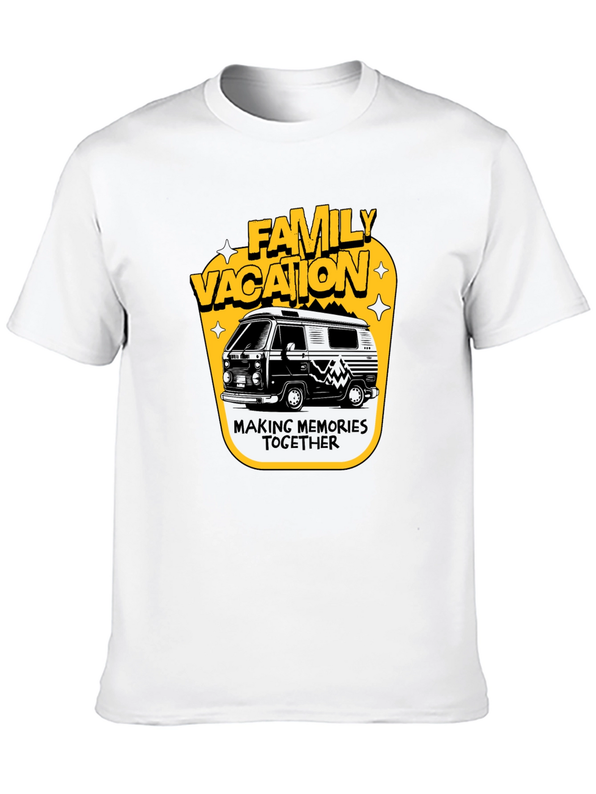 Family Vacation Camper Van Graphic Tee
