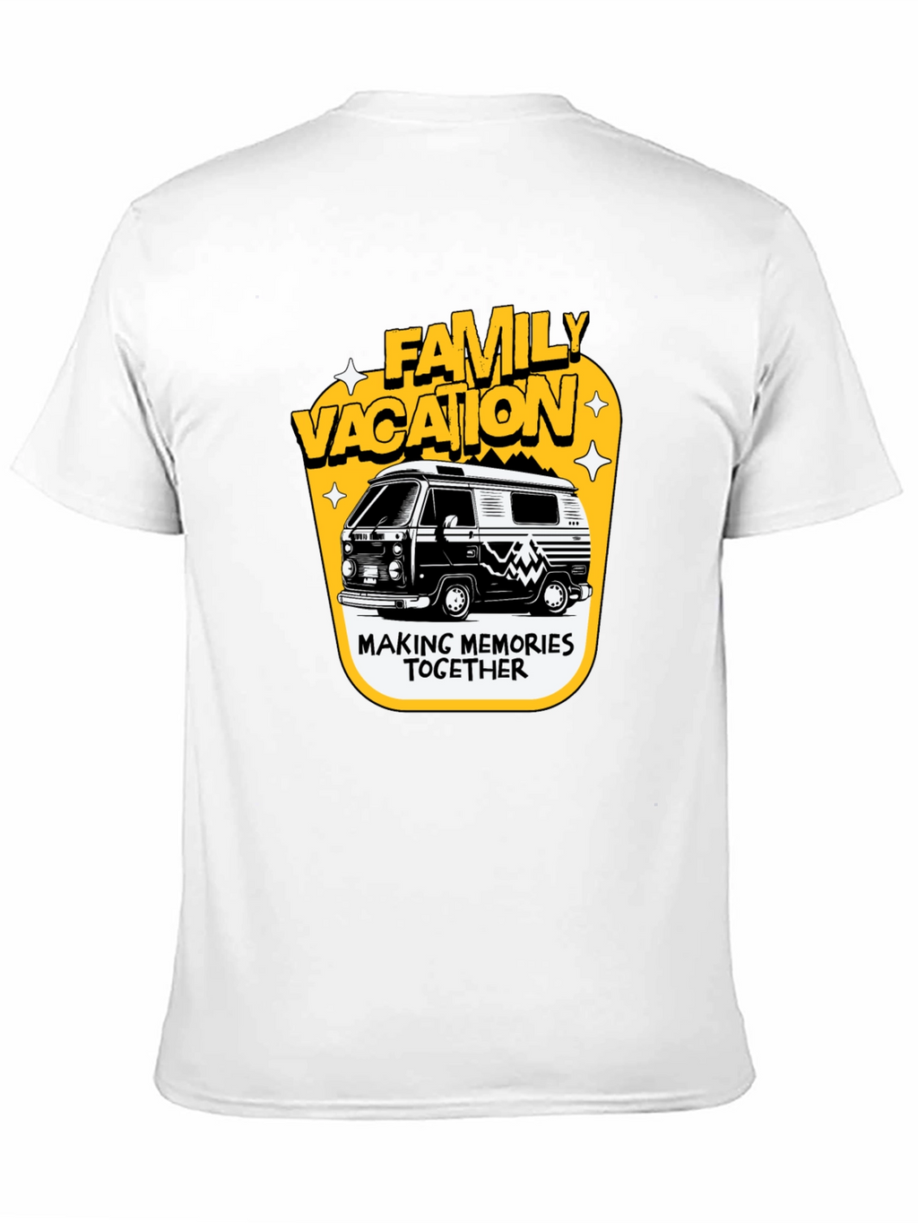 Family Vacation Camper Van Graphic Tee