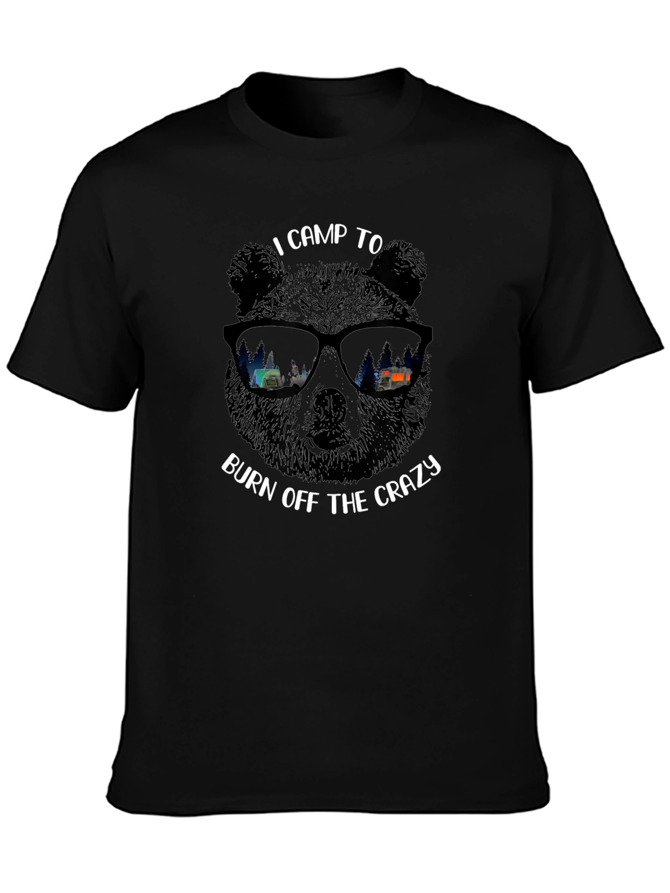 Camping Bear Graphic Tee