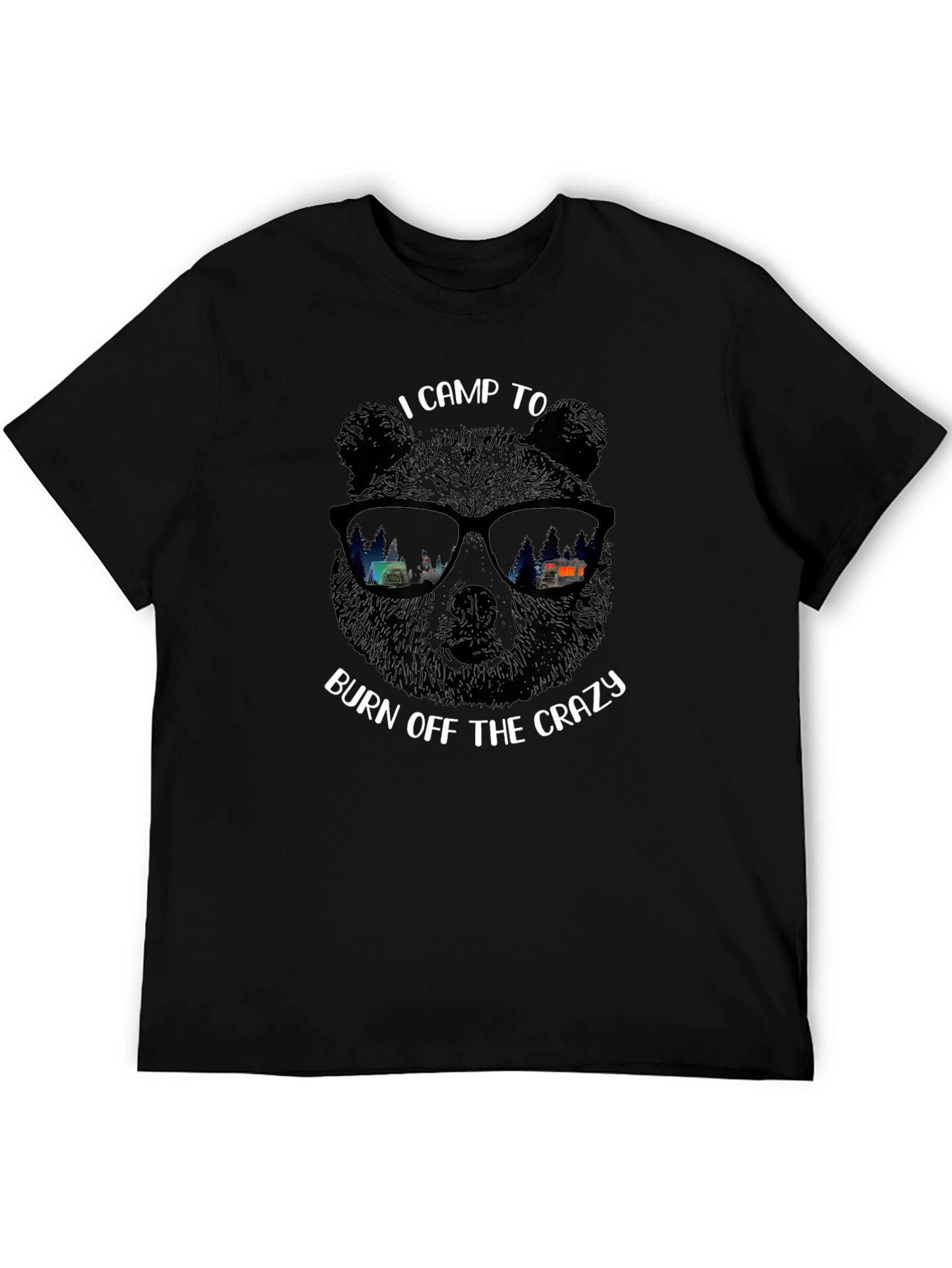 Camping Bear Graphic Tee