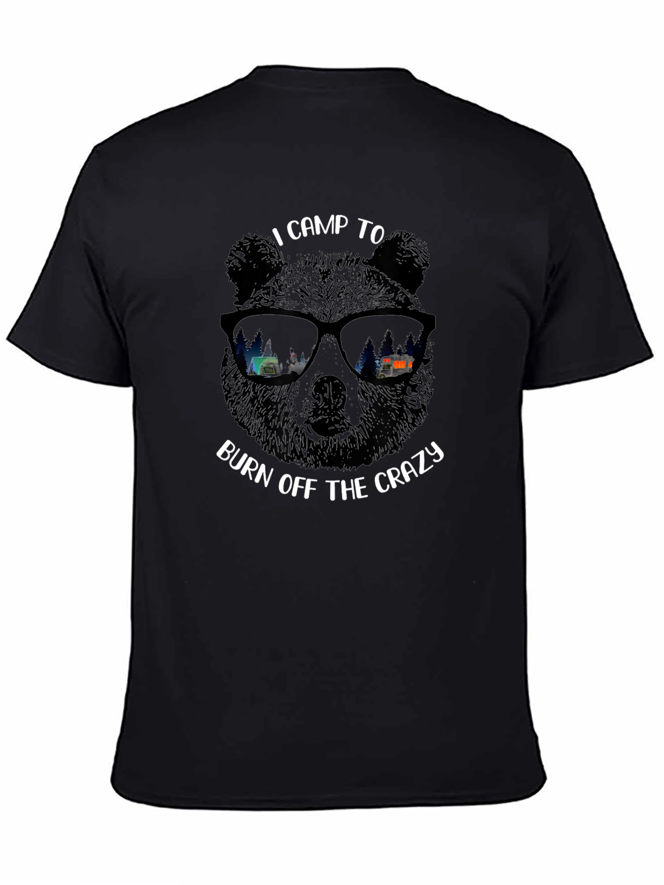 Camping Bear Graphic Tee