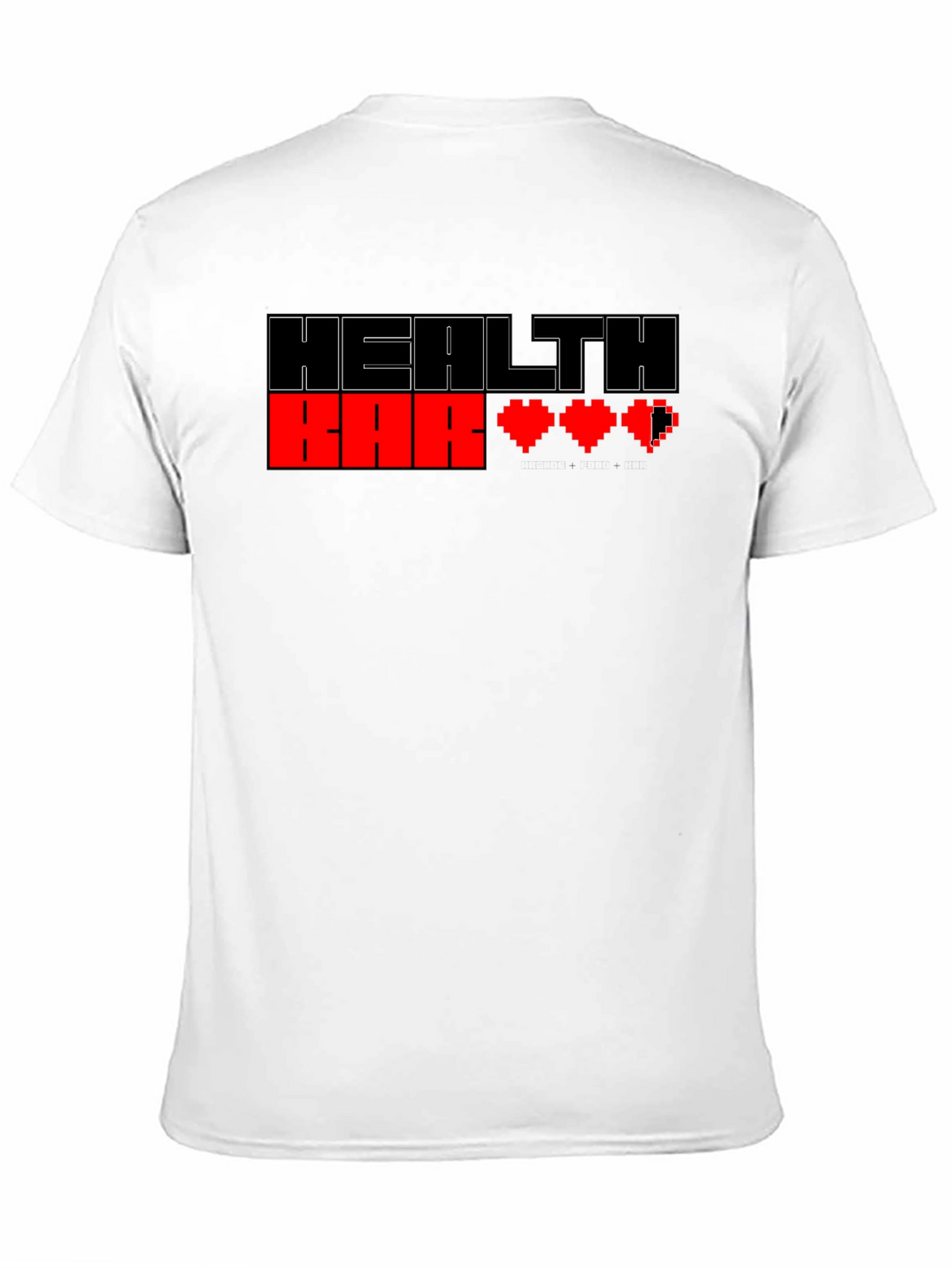 Health Bar Pixel Art Gamer T-Shirt