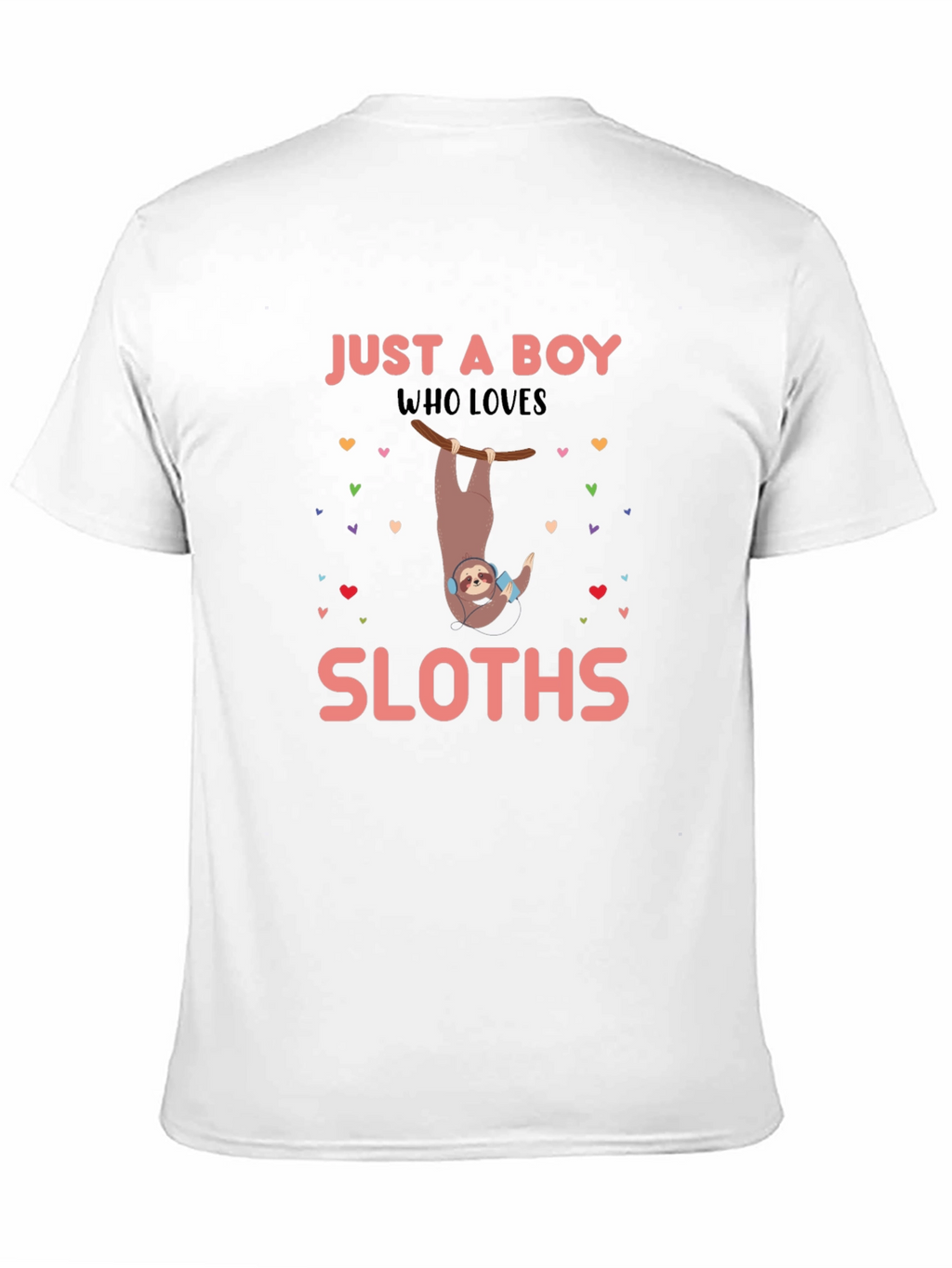 Just a Boy Who Loves Sloths T-Shirt