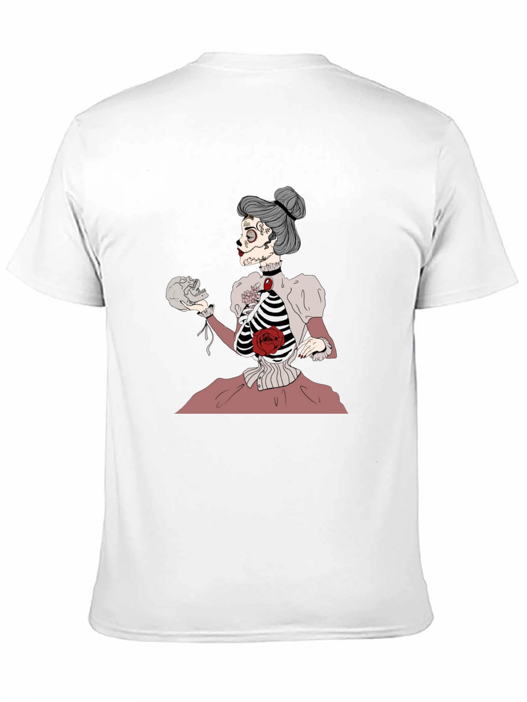 Skeleton Lady T-Shirt - Unique Goth Style Tee