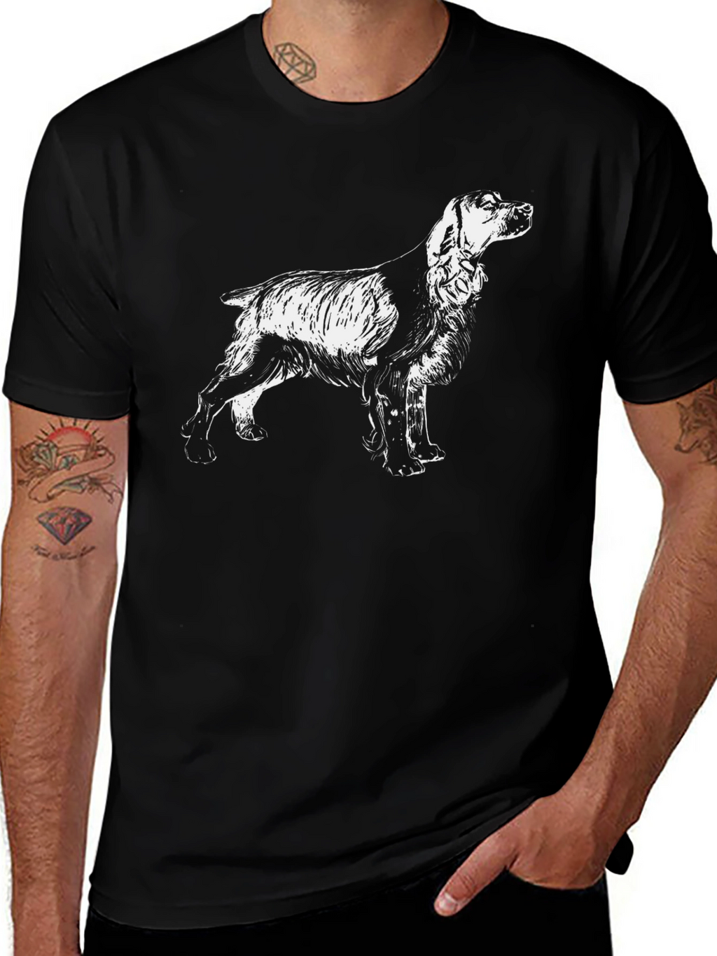 Dog Breed Graphic T-Shirt - Classic Style